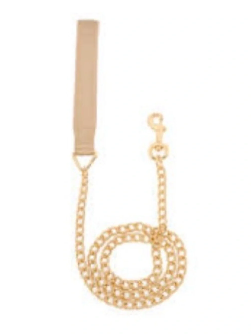 Gold-Tone Chain Dog Leash